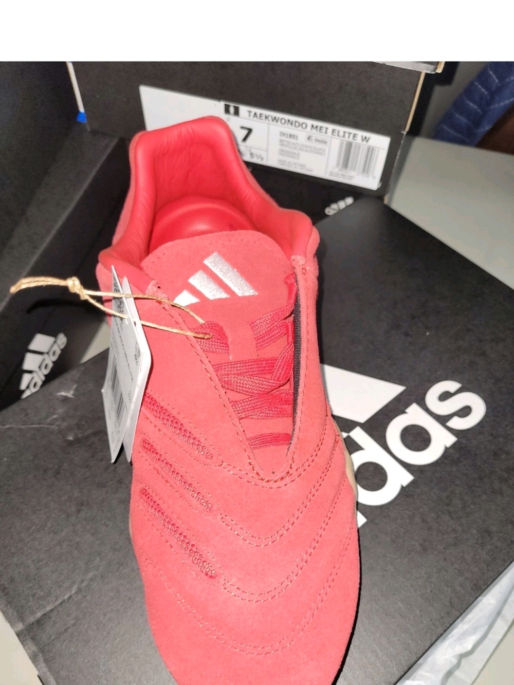 **SALE!! Adidas TAEKWONDO MEI ELITE Womens Better Scarlet Gum 2026 🔥 Nib Rare - Picture 8 of 13
